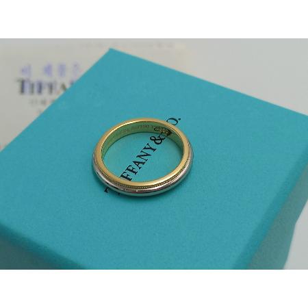 ñ)Tiffany(ƼĴ) PT950(÷Ƽ) + 18K ο ޺ б׷ 3MM  - 19ȣ[ûֱõ] ̹5 - ̺ ߰ǰ